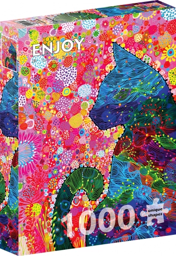 Puzzle Chat Pensif 1000 pièces