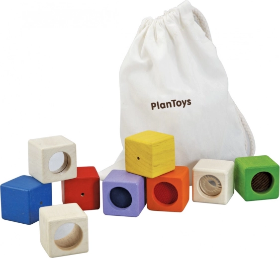 PlanToys Cubes sensoriels 9 pcs
