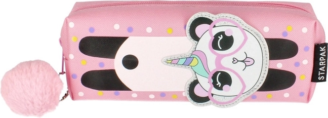 Trousse Panda avec porte-clés - 1 pièce