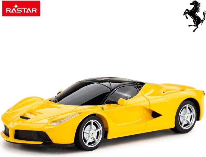 Voiture RC Rastar Ferrari LaFerrari 1:24 jaune - 1 pièce