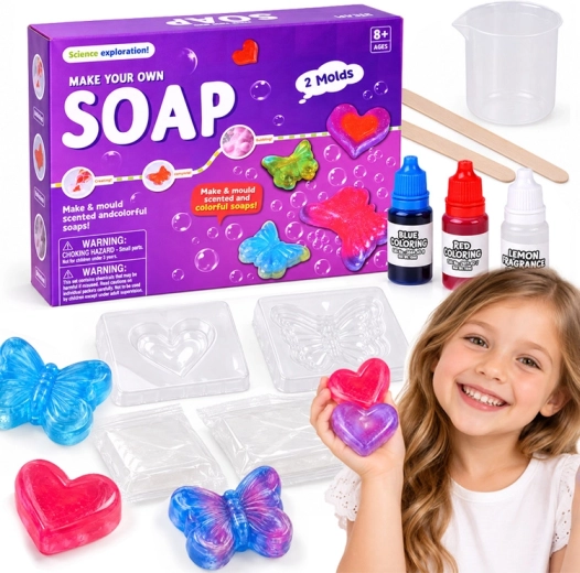 Kit créatif DIY pour fabriquer des savons parfumés