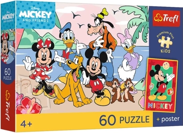 Puzzle pour enfants PremPlus Kids Wesoła misja 60 pièces - 1 pièce