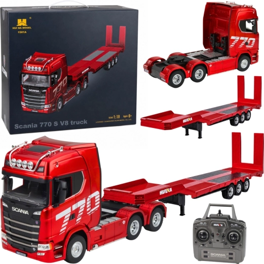 Camion RC Scania 770S avec remorque Huina 1:18 - 1 pièce