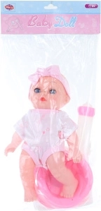 Bébé qui fait pipi rose