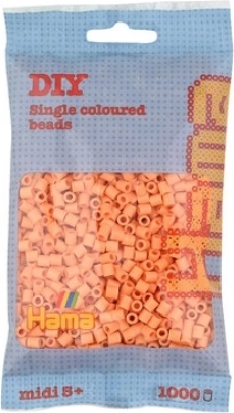 Perles à repasser Hama MIDI 1 000 pcs – orange clair