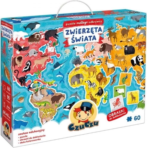 CzuCzu puzzle du petit explorateur : animaux du monde