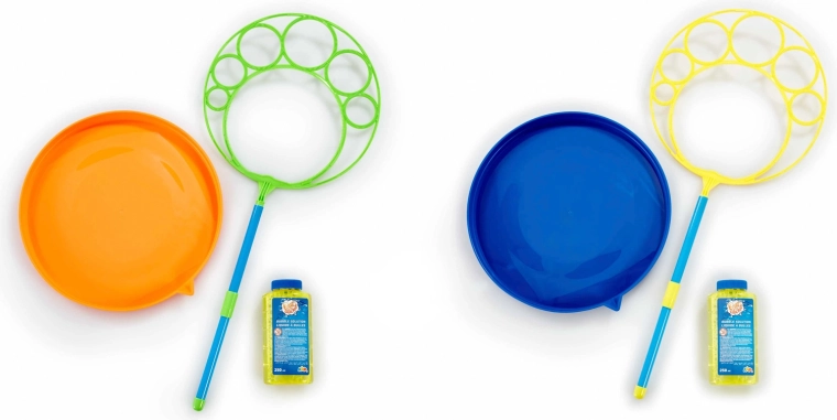Kit avec raquette pour grandes bulles