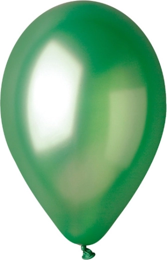 Ballons métalliques 25 cm – verts