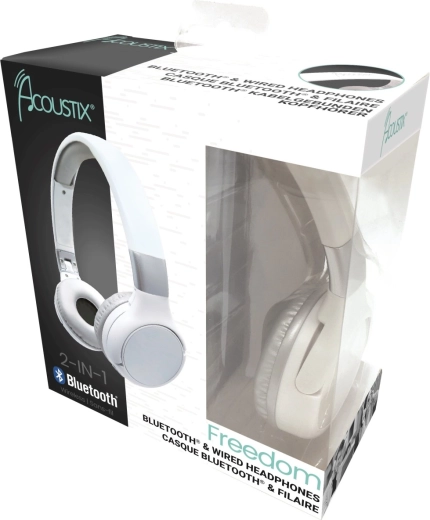 Casque audio sans fil pliable pour enfants, blanc