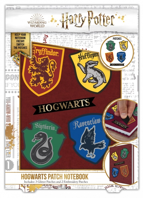 Bloc A5 Harry Potter maisons
