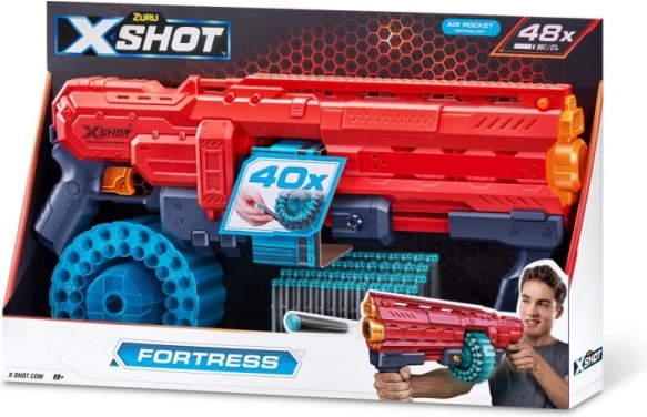 Lanceur X-Shot Excel Fortress avec 48 fléchettes