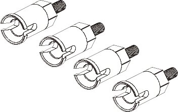 Essieu Z18 - 4 pièces