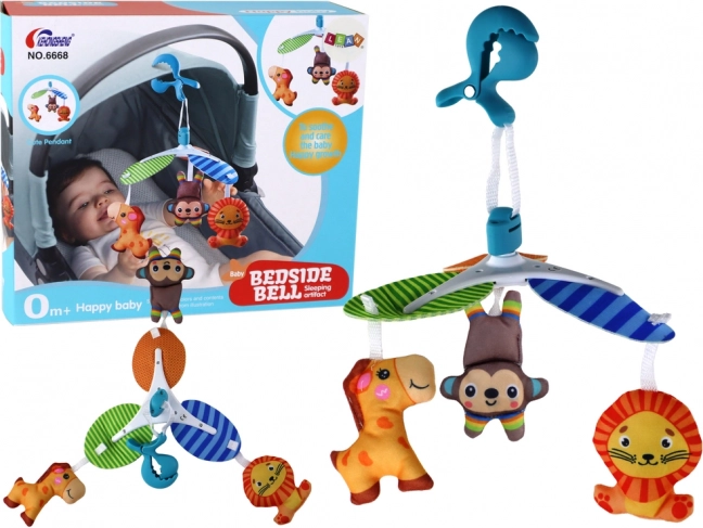 Carrousel pour enfants avec animaux sur pince