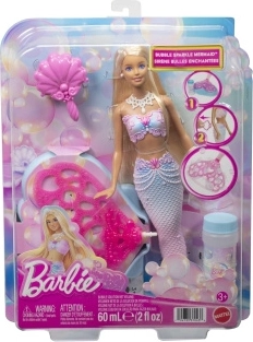 Barbie sirène à bulles avec accessoires