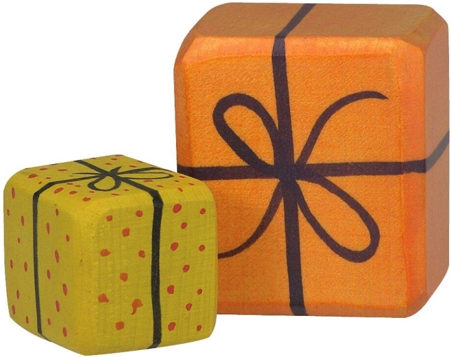 Figurine en bois Holztiger deux cadeaux - 1 pièce