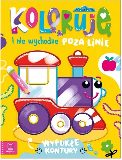 Coloriage avec locomotive – je ne dépasse pas les lignes