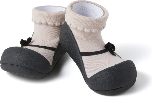 Attipas chaussons-chaussettes pour enfants Opera Girl, beige