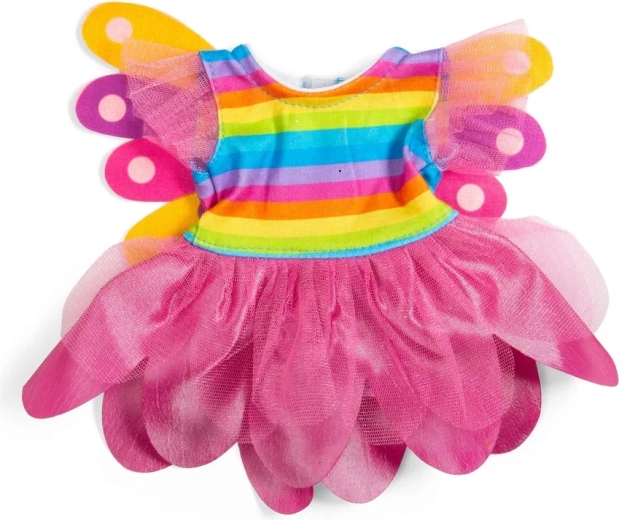 Bigjigs Toys robe de fée arc-en-ciel avec ailes pour poupée 34 cm