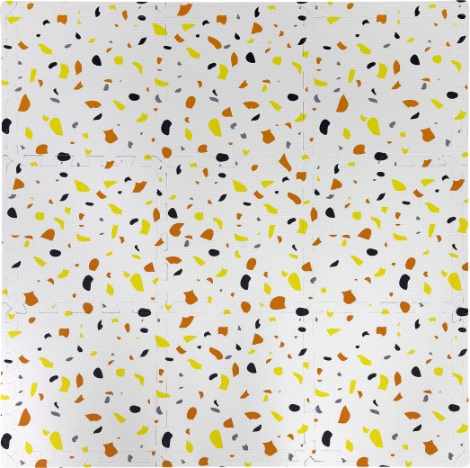 Tapis de sol éducatif en mousse Humbi – puzzle 9 pièces, taches colorées