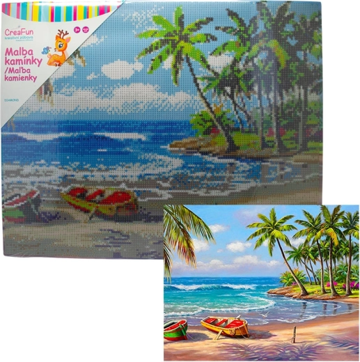 Peinture diamant – oasis 40 × 50 cm