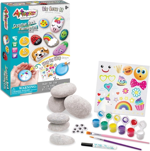 TASIA kit créatif de peinture sur pierres