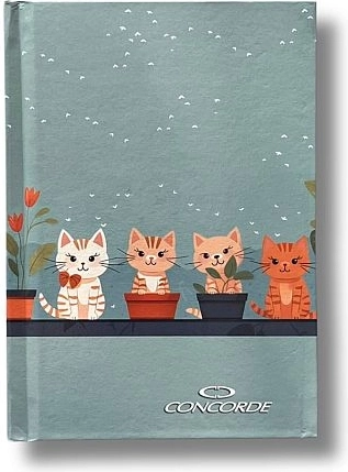 Carnet d’enregistrement A6 ligné 8 mm, 100 feuilles CONCORDE