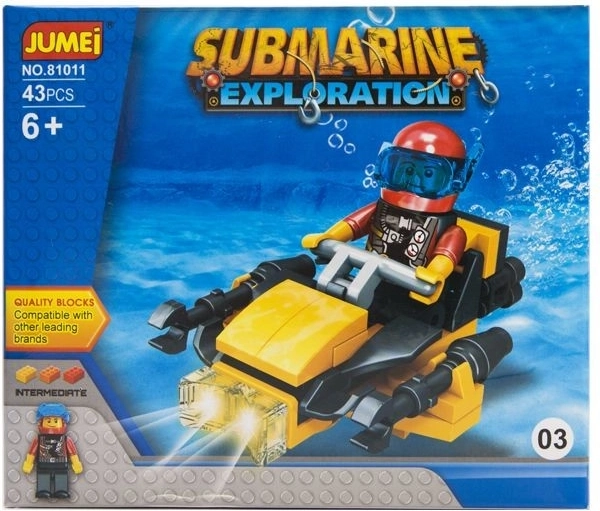 Stavebnice Jumei expédition sous-marine 43 pièces (Submarine Exploration)