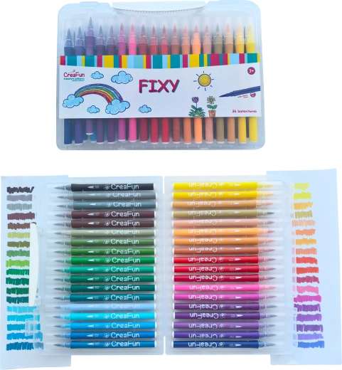 Feutres 36 couleurs CreaFun