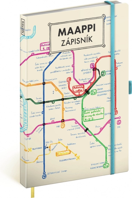 Carnet Maappi, relié, 13 × 21 cm