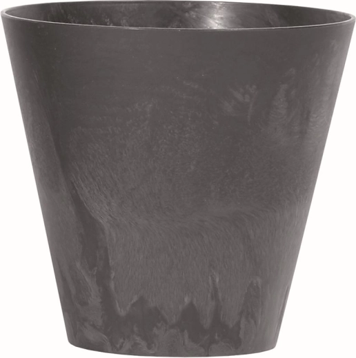 Pot Tubus effet béton 40 cm anthracite