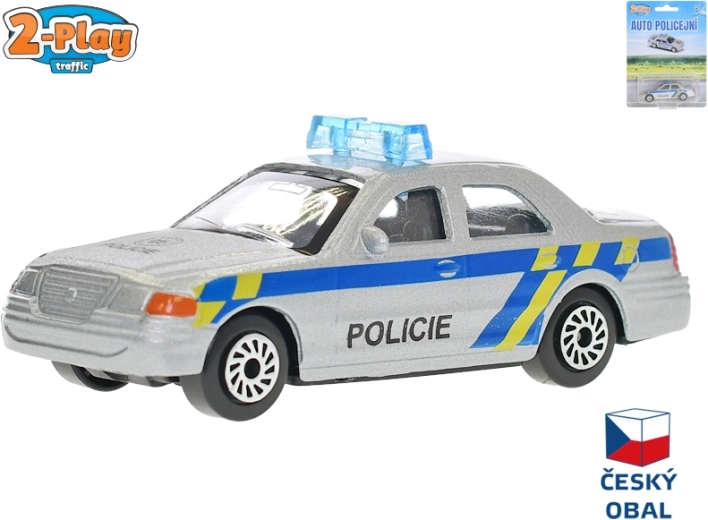 Modèle métallique de voiture de police 8 cm – Voiture de police