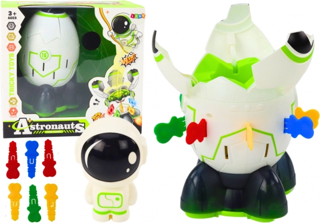 Jeu d’adresse Astronaute bondissant avec fusée