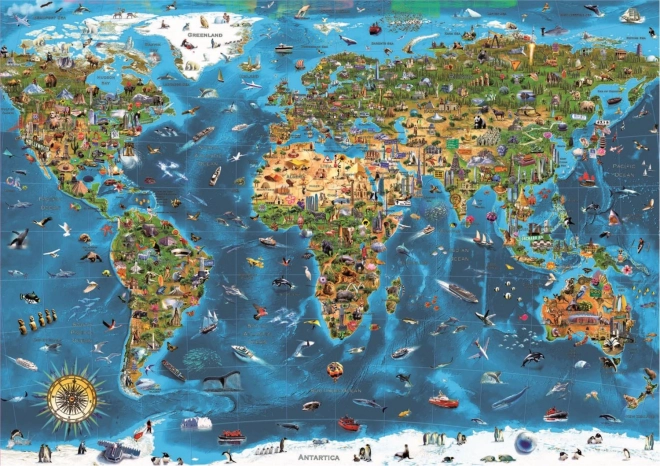 Educa puzzle Merveilles du monde 1000 pièces