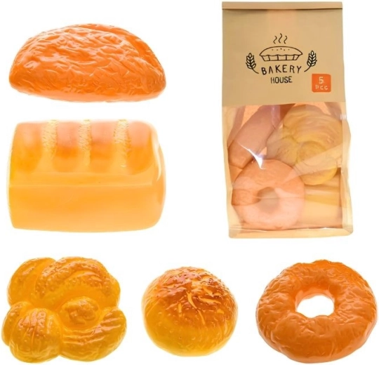 Ensemble de viennoiseries dans un sac en papier – 5 pcs