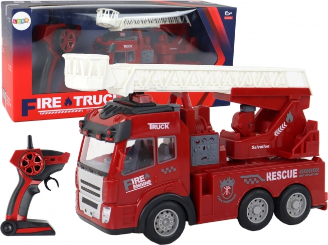 Camion de pompiers de secours avec télécommande