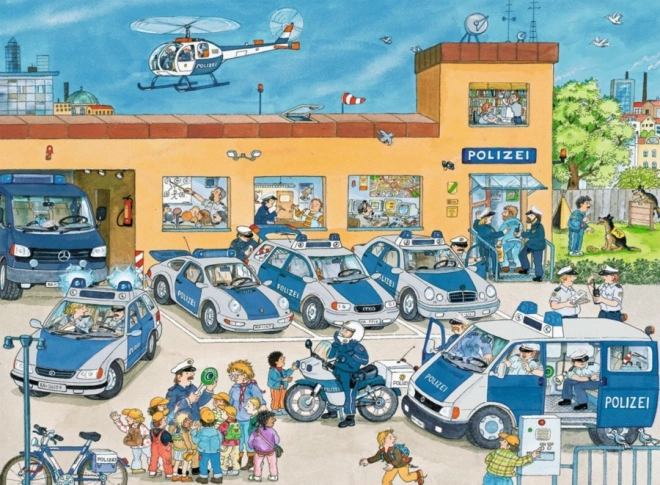 Puzzle Poste de Police XXL