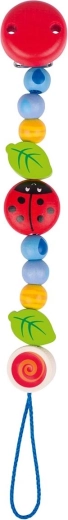 Chaîne pour tétine Heimess coccinelle