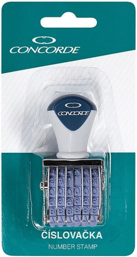 Numéroteur CONCORDE 4 mm sous blister