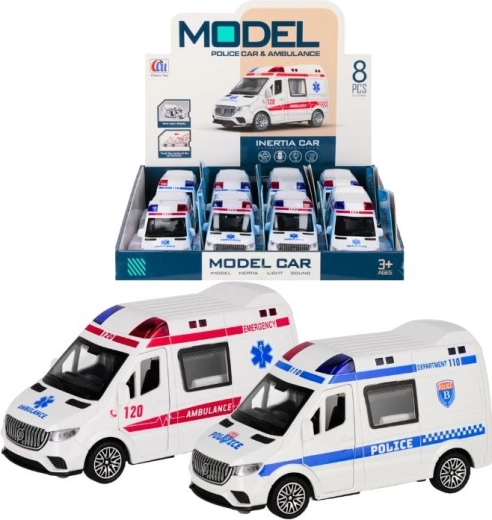 Voiture de secours avec effets lumineux et sonores