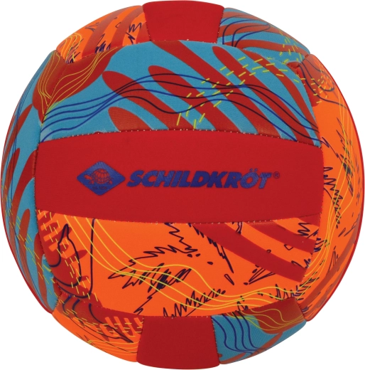 Ballon de volley-ball de plage en néoprène Schildkröt Beach taille 5 rouge