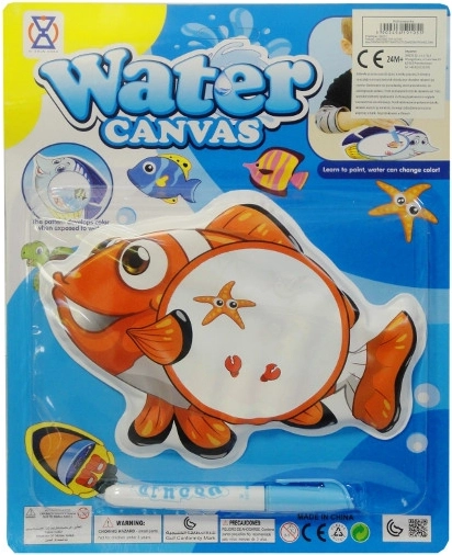 Livre de bain changeant de couleur avec feutre à eau