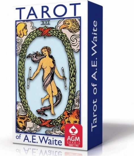 Cartes de tarot A.E. Waite Pocket Tarot Blue