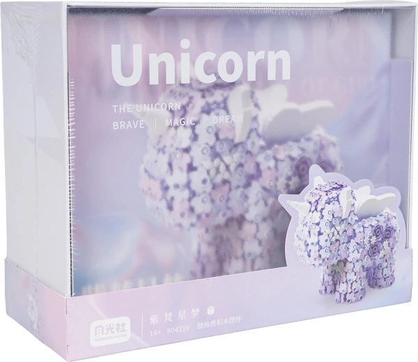 Crée ton propre licorne en fleurs – kit de construction créatif