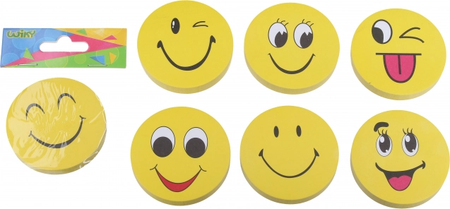 Bloc-notes auto-adhésif Smiley