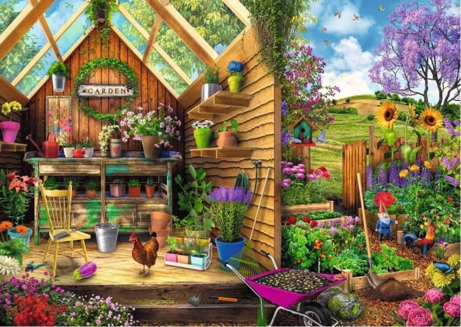 Puzzle Ravensburger Refuge du jardinier extra 300 pièces