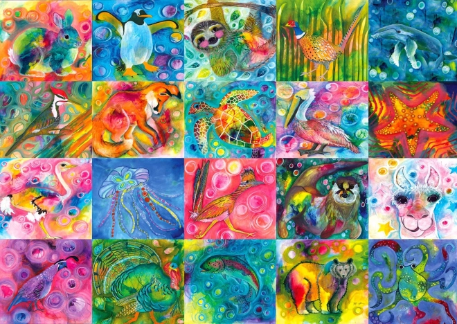 Puzzle La magie des animaux 1000 pièces