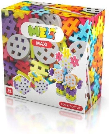 Meli Maxi Constructor jeu de construction - 70 pièces