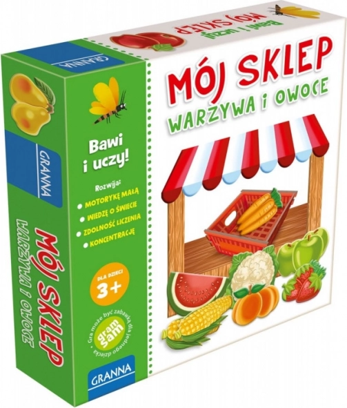 Ma boutique : fruits et légumes – jeu éducatif GRANNY