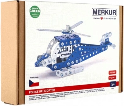 Kit de construction Merkur Hélicoptère de police
