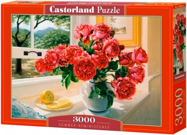 Puzzle 3000 pièces – pivoines Summer Reminisce